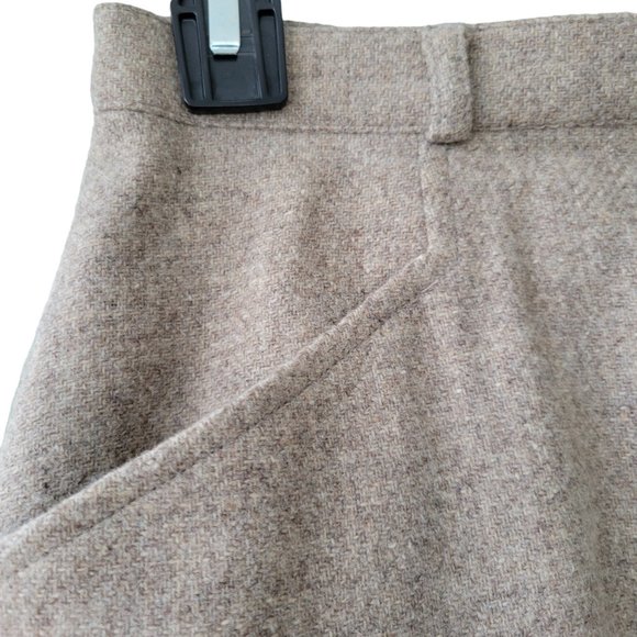 Jones New York Tan Straight Knee-High Wool Skirt Women’s Size 14P - Picture 3 of 13